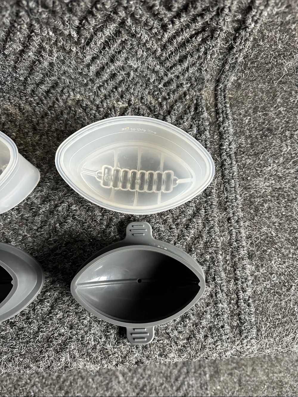 Football Shaped Ice Cube Molds
